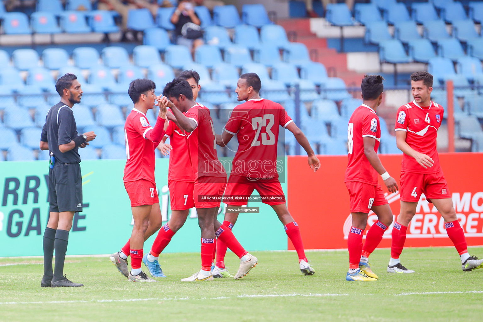 Nepal vs Pakistan in SAFF Championship 2023 held in Sree Kanteerava Stadium, Bengaluru, India, on Tuesday, 27th June 2023. Photos: Nausham Waheed, Hassan Simah / images.mv