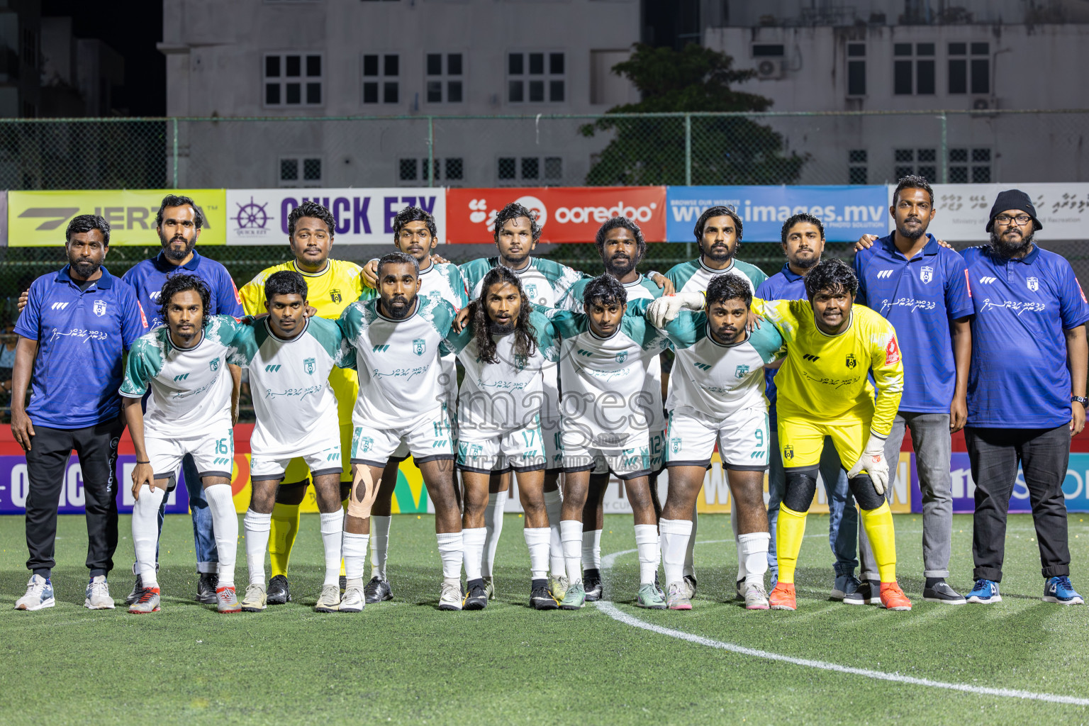 HDh Nellaidhoo vs HDh Kumundhoo in Day 1 of Golden Futsal Challenge 2025 on Sunday, 5th January 2025, in Hulhumale', Maldives
Photos: Ismail Thoriq / images.mv