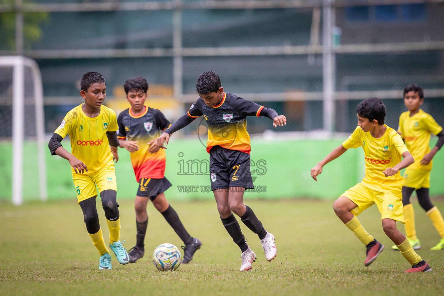 Eagles vs Maziya (U12) in Dhivehi Youth League 2024 - Day 2. Matches held at Henveiru Stadium on 22nd November 2024 , Friday. Photos: Shuu Abdul Sattar/ Images.mv