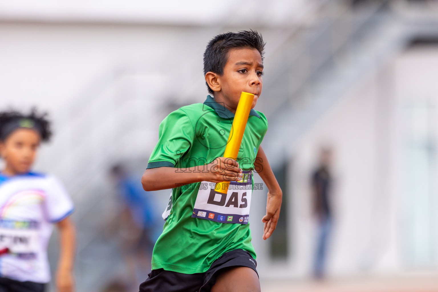 Day 5 of MWSC Interschool Athletics Championships 2024 held in Hulhumale Running Track, Hulhumale, Maldives on Wednesday, 13th November 2024. Photos by: Raif Yoosuf / Images.mv