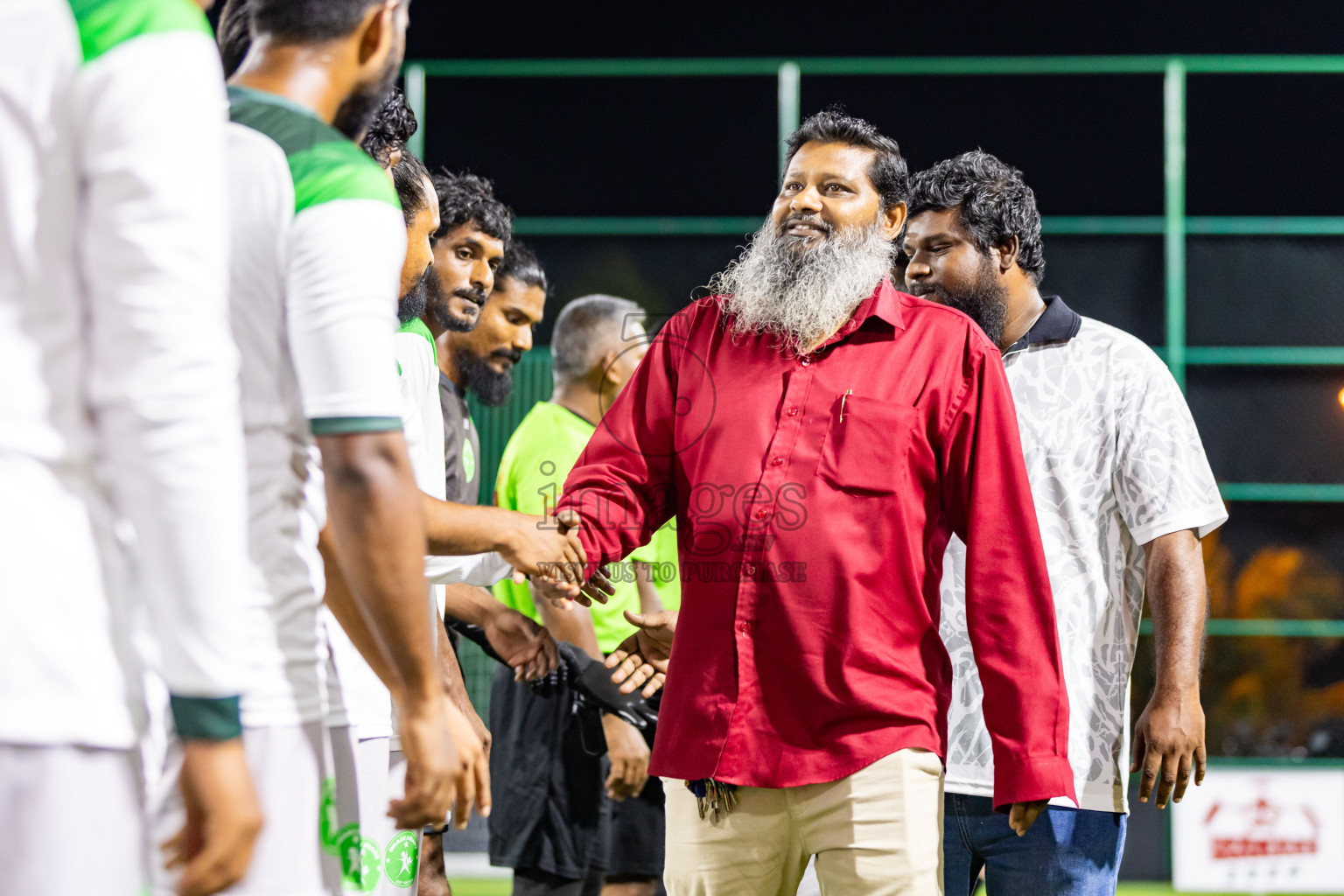 Nova SC vs Giraavarianz in Day 1 of BG Futsal Challenge 2024 was held on Thursday, 12th March 2024, in Male', Maldives Photos: Nausham Waheed / images.mv
