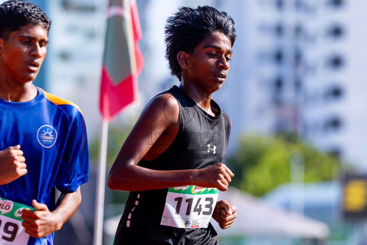 Day 2 of Inter-school Athletics Championship 2025 held in Ekuveni Synthetic Track, Male', Maldives on Tuesday, 07th October 2025. Photos by: Nausham Waheed / Images.mv