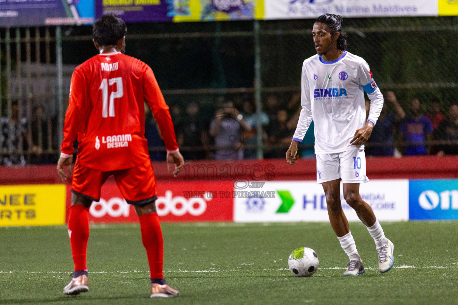 HA Filladhoo vs HA Ihavandhoo in Day 5 of Golden Futsal Challenge 2024 was held on Friday, 19th January 2024, in Hulhumale', Maldives
Photos: Ismail Thoriq / images.mv