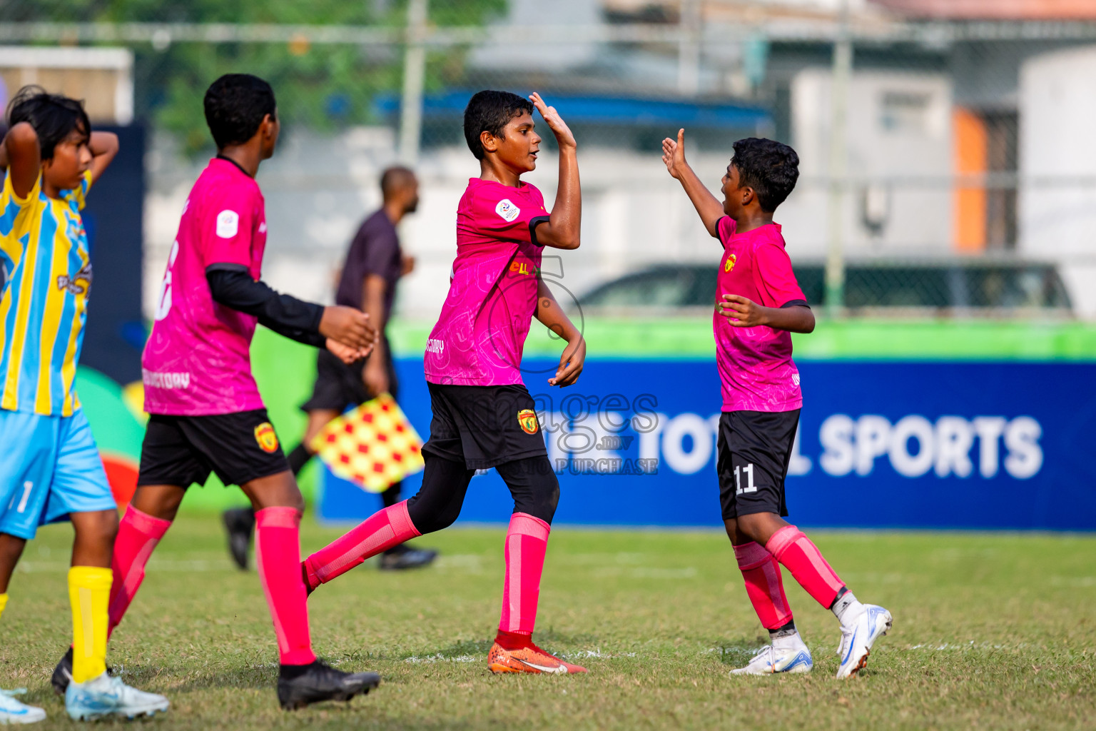 Under 12 United Victory vs Valancia on day 3 of Dhivehi Youth League 2024 held at Henveiru Stadium on Saturday, 23rd November 2024. Photos: Nausham Waheed/ Images.mv