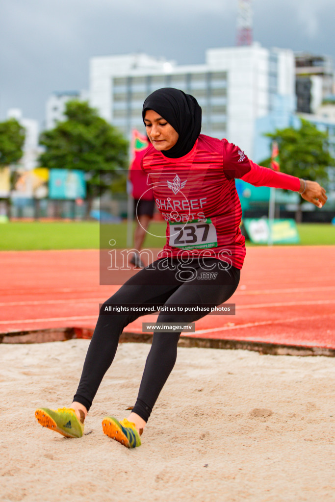 Day 2 of National Athletics Championship 2023 was held in Ekuveni Track at Male', Maldives on Friday, 24th November 2023. Photos: Hassan Simah / images.mv