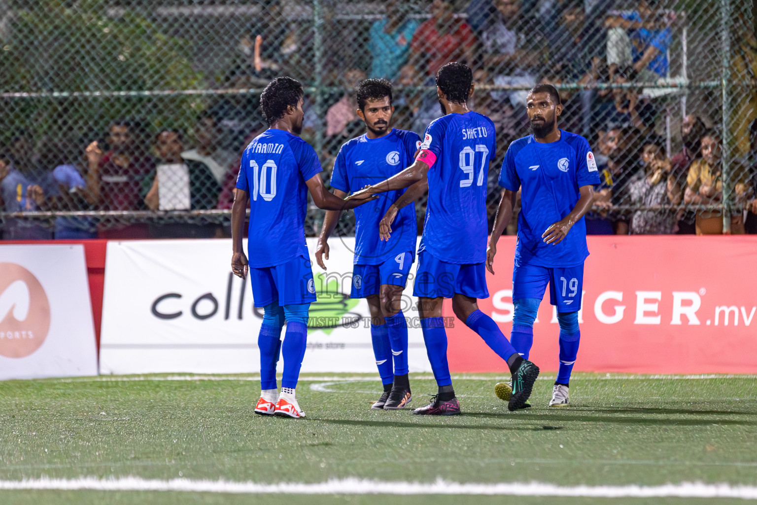 Team Allied vs Club HDC in Club Maldives Cup 2024 held in Rehendi Futsal Ground, Hulhumale', Maldives on Friday, 27th September 2024. 
Photos: Hassan Simah / images.mv