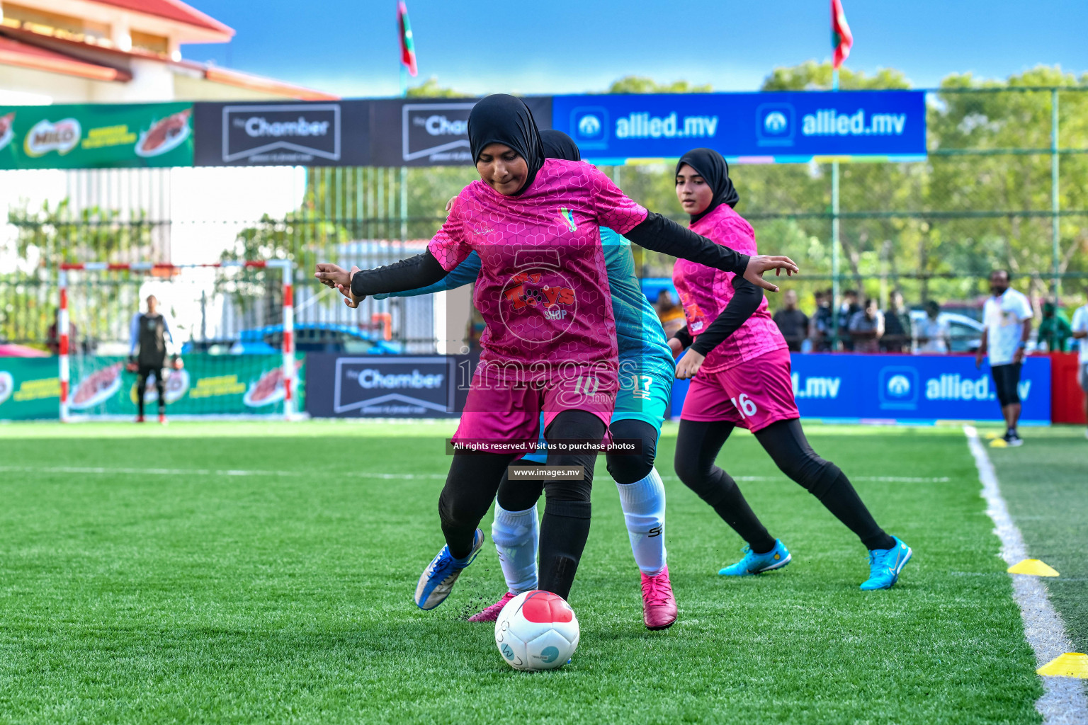 WAMCO vs Club MYS in Eighteen Thirty Women's Futsal Fiesta 2022 was held in Hulhumale', Maldives on Wednesday, 12th October 2022. Photos: Nausham Waheed / images.mv