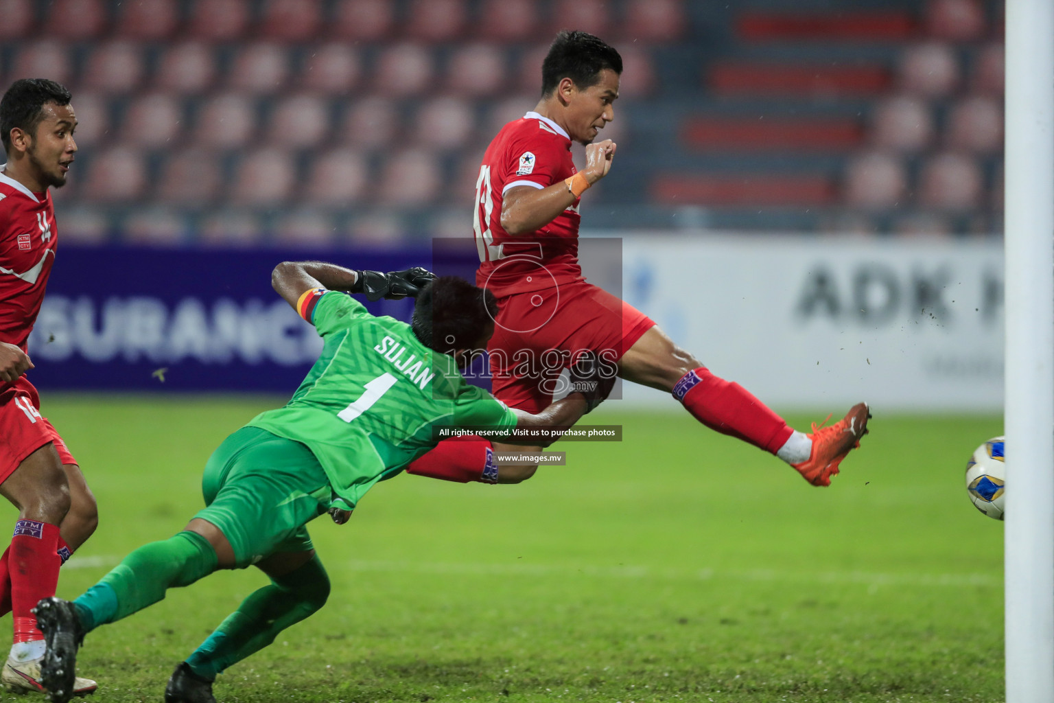 Nepal vs Sri Lanka in SAFF Championship 2021 held on 4th October 2021 in Galolhu National Stadium, Male', Maldives