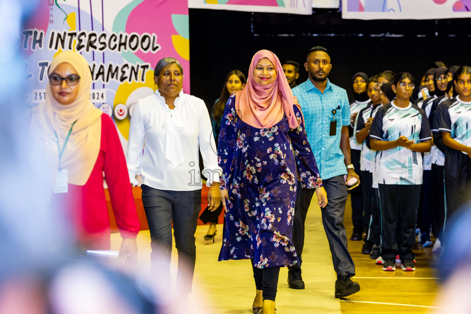 Day 1 of 25th Milo Inter-School Netball Tournament was held in Social Center at Male', Maldives on Thursday, 8th August 2024. Photos: Nausham Waheed / images.mv