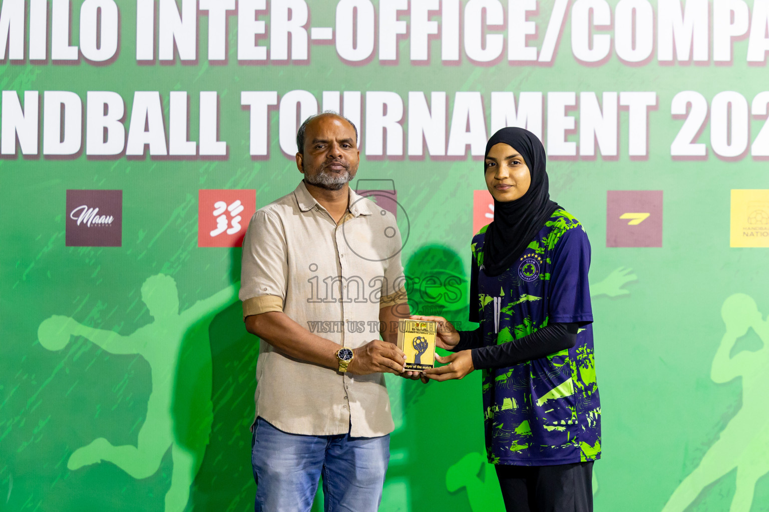 1st Division Final of 8th Inter-Office/Company Handball Tournament 2024, held in Handball ground, Male', Maldives on Tuesday, 11th September 2024 Photos: Nausham Waheed/ Images.mv