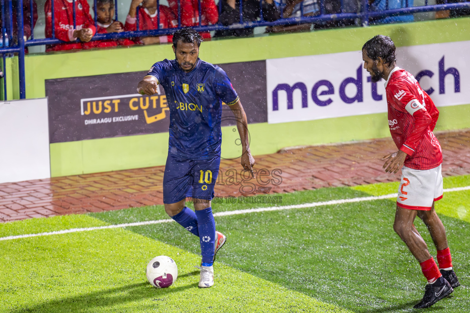 United V vs CC Sports Club in Semi Final of Eydhafushi Futsal Cup 2024 was held on Monday , 15th April 2024, in B Eydhafushi, Maldives Photos: Ismail Thoriq / images.mv