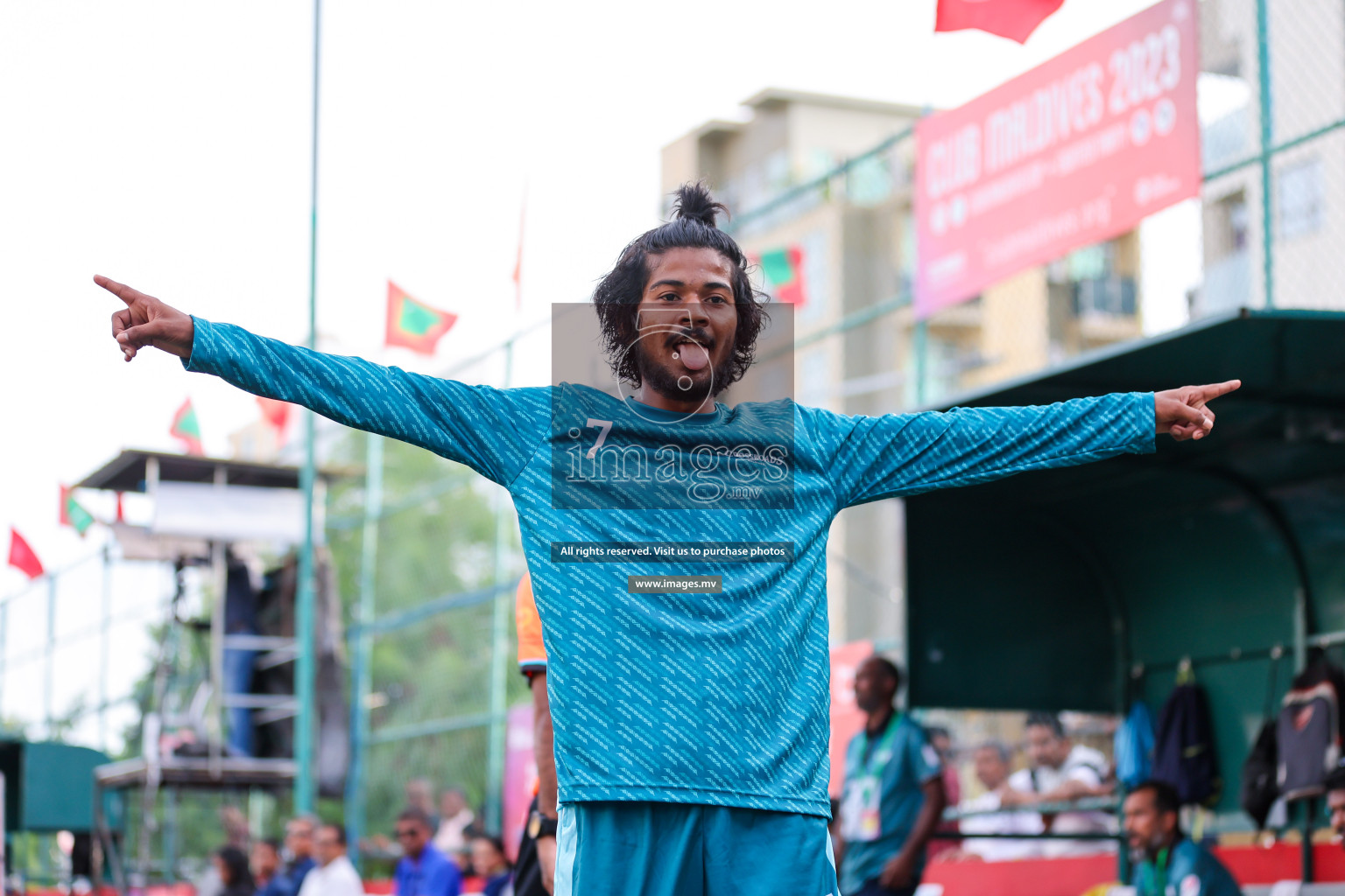 Club AVSEC vs Crossroads Maldives in Club Maldives Cup 2023 held in Hulhumale, Maldives, on Monday, 24th July 2023 Photos: Nausham Waheed/ images.mv