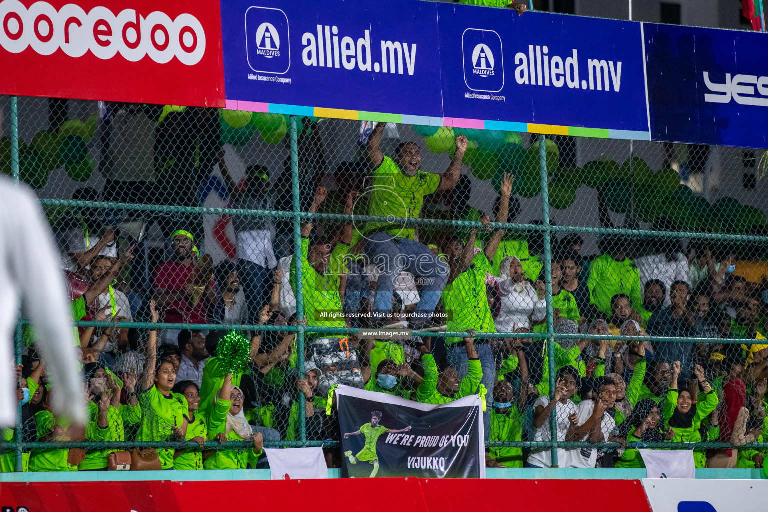 Team FSM Vs Prisons Club in the Semi Finals of Club Maldives 2021 held in Hulhumale, Maldives on 15 December 2021. Photos: Ismail Thoriq / images.mv