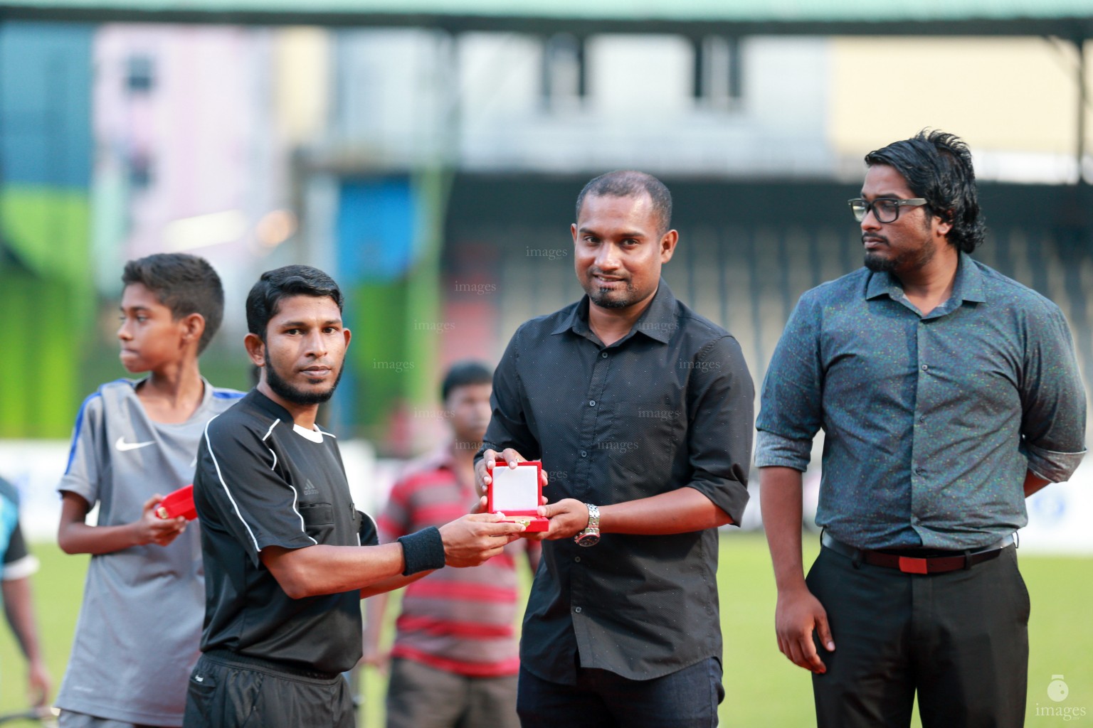 Football Association of Maldives Charity Shield Match between Maziya Sports and Recreation Club and Club Valencia in Male', Maldives, Wednesday, February 16, 2017. Maziya won the match by 1 - 0. (Images.mv Photo/ Hussain Sinan).