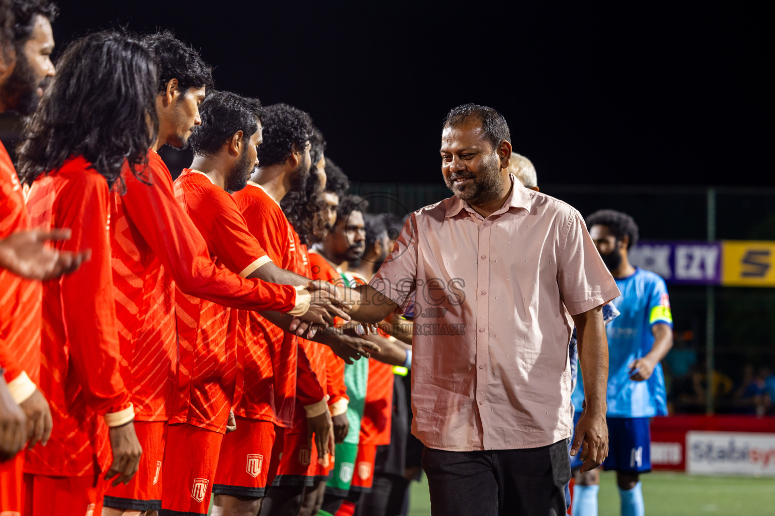 M Dhiggaru vs M Muli in Day 21 of Golden Futsal Challenge 2025 was held on Saturday , 25th January 2025, in Hulhumale', Maldives. Photos: Nausham Waheed / images.mv