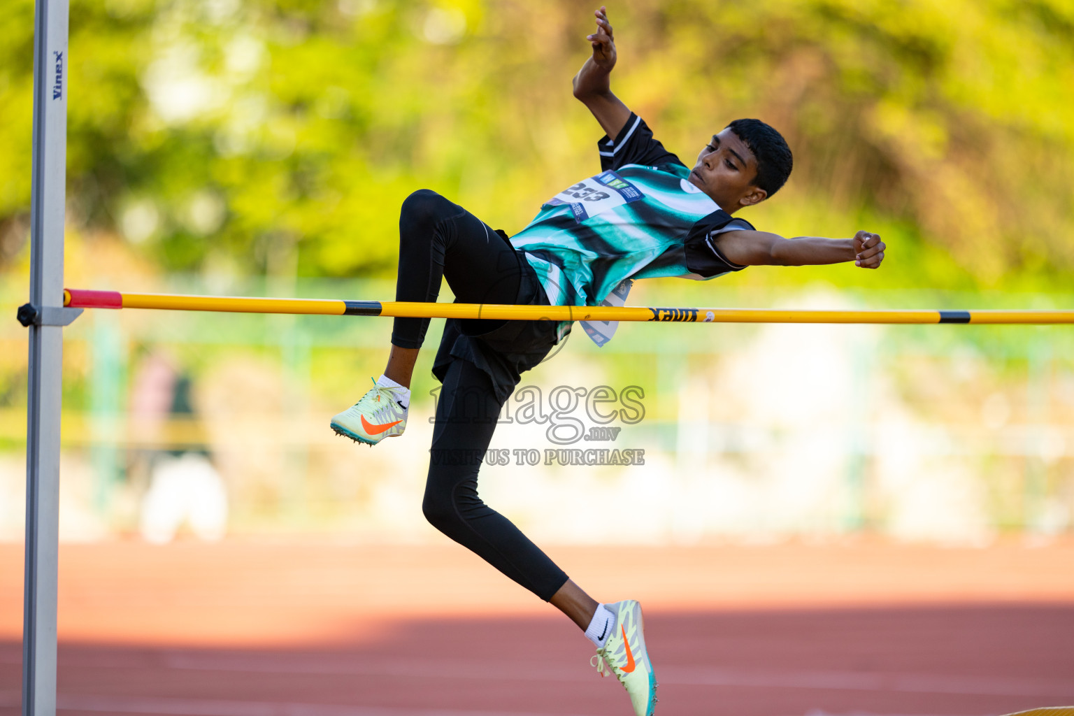 Day 1 of MWSC Interschool Athletics Championships 2024 held in Hulhumale Running Track, Hulhumale, Maldives on Saturday, 9th November 2024. Photos by: Ismail Thoriq / Images.mv