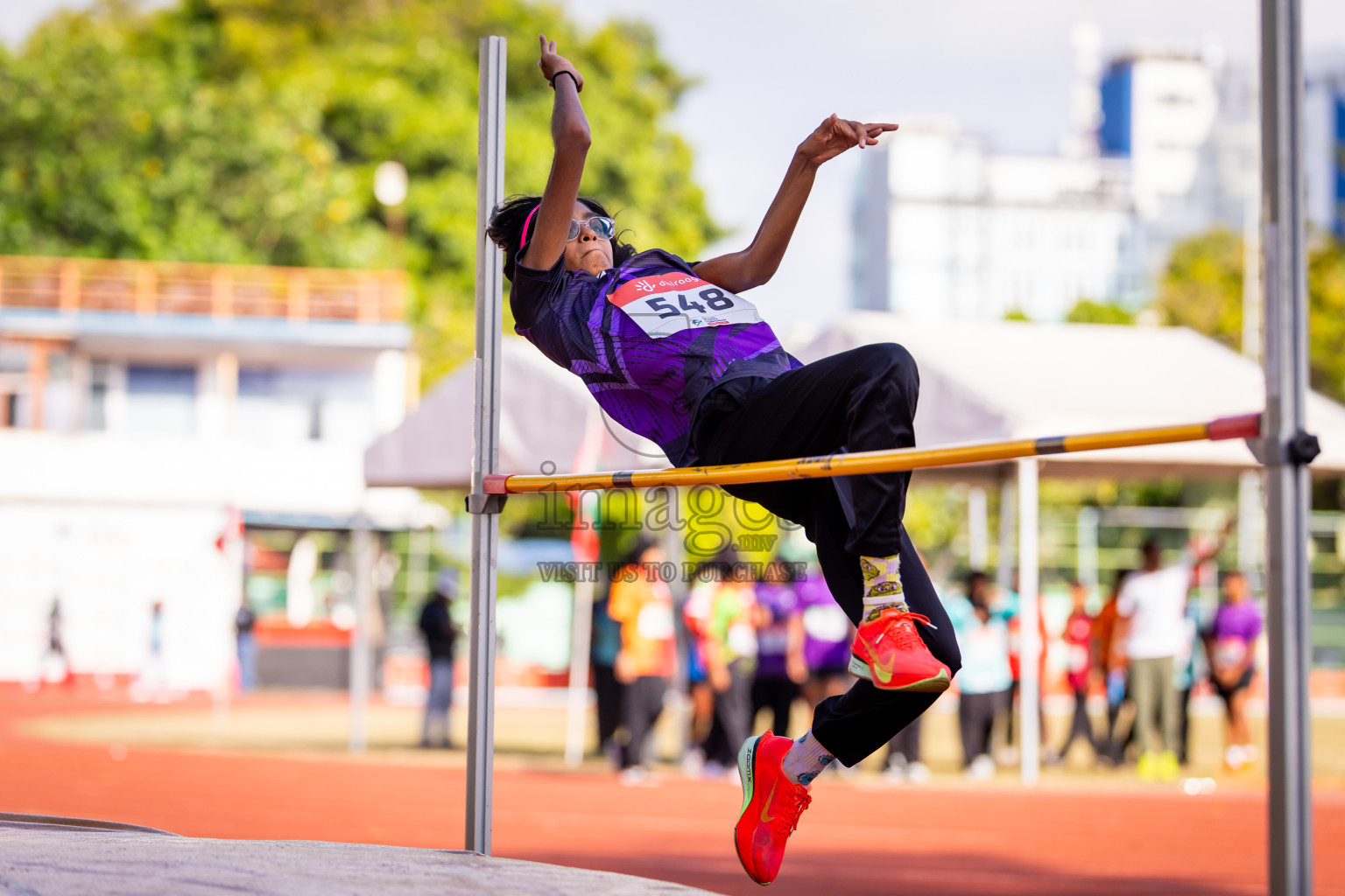 Day 3 of Inter-school Athletics Championship 2025 held in Ekuveni Synthetic Track, Male', Maldives on Wednesday, 08th October 2025. Photos by: Nausham Waheed / Images.mv