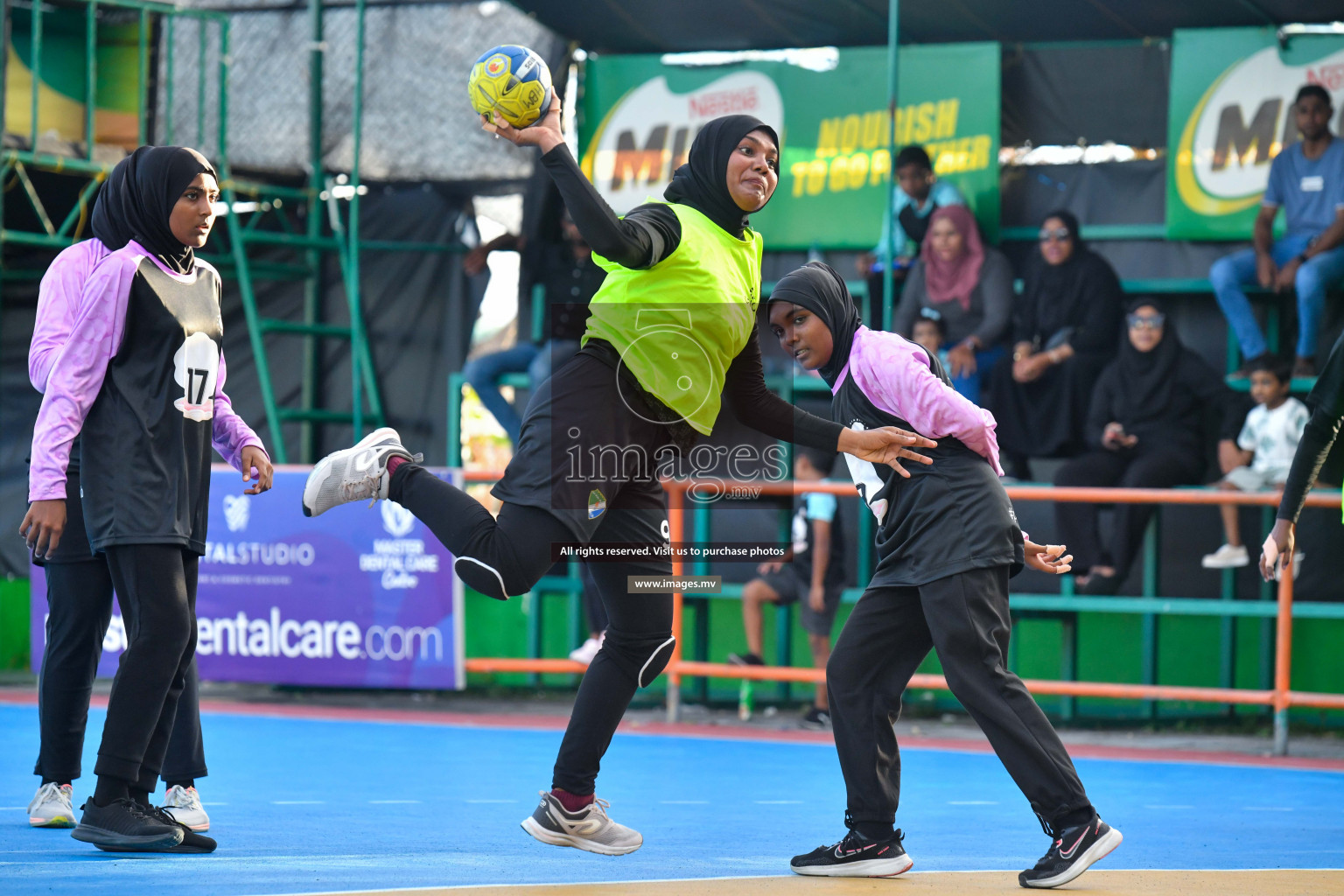 Day 8 of 6th MILO Handball Maldives Championship 2023, held in Handball ground, Male', Maldives on 27th May 2023 Photos: Nausham Waheed/ Images.mv