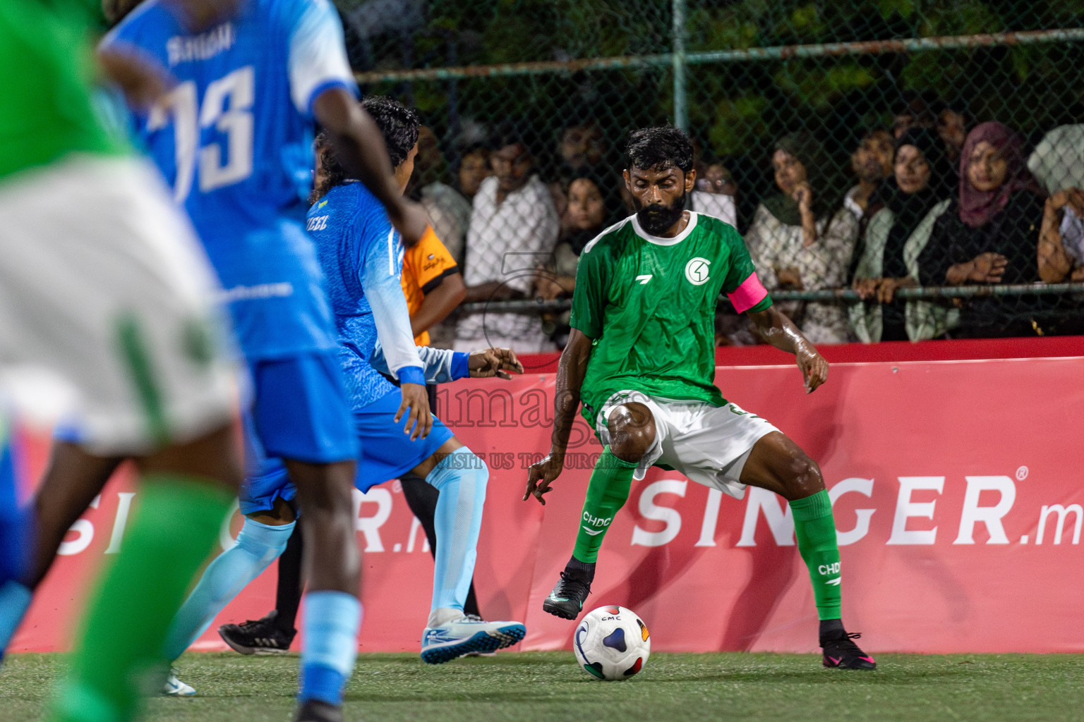 CLUB HDC vs CLUB FEN in Club Maldives Cup 2024 held in Rehendi Futsal Ground, Hulhumale', Maldives on Monday, 23rd September 2024. 
Photos: Mohamed Mahfooz Moosa / images.mv