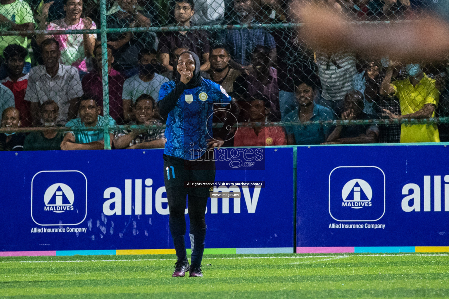 orts Limited vs WAMCO - in the Finals 18/30 Women's Futsal Fiesta 2021 held in Hulhumale, Maldives on 18 December 2021. Photos by Shuu Abdul Sattar