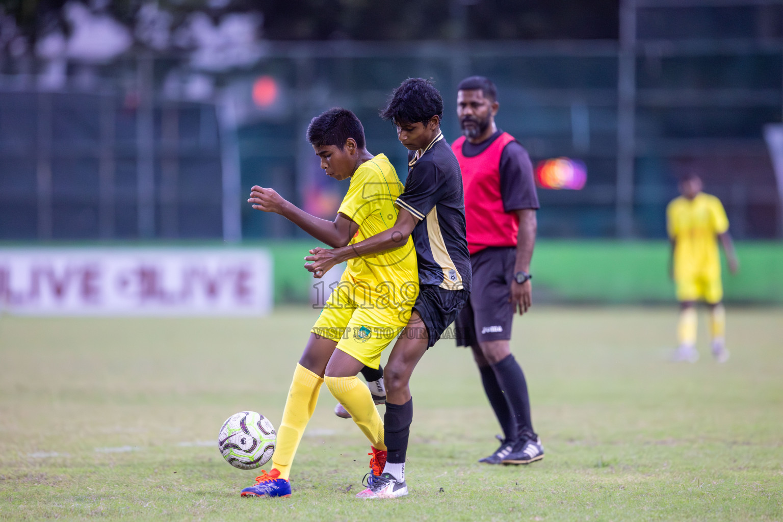 Eagles vs Maziya (U14) in Dhivehi Youth League 2024 - Day 2. Matches held at Henveiru Stadium on 22nd November 2024 , Friday. Photos: Shuu Abdul Sattar/ Images.mv