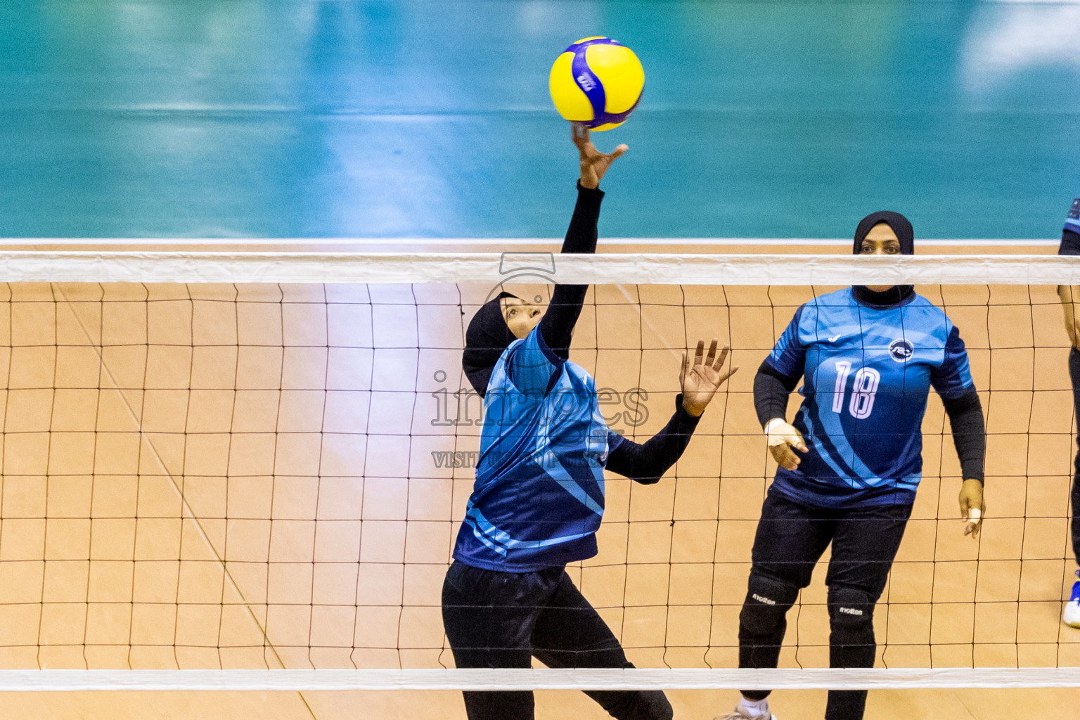 Day 2 of Women's Division of Milo VAM Cup 2024 held in Male', Maldives on Wednesday, 9th July 2024 at Social Center Indoor Hall Photos By: Nausham Waheed / images.mv