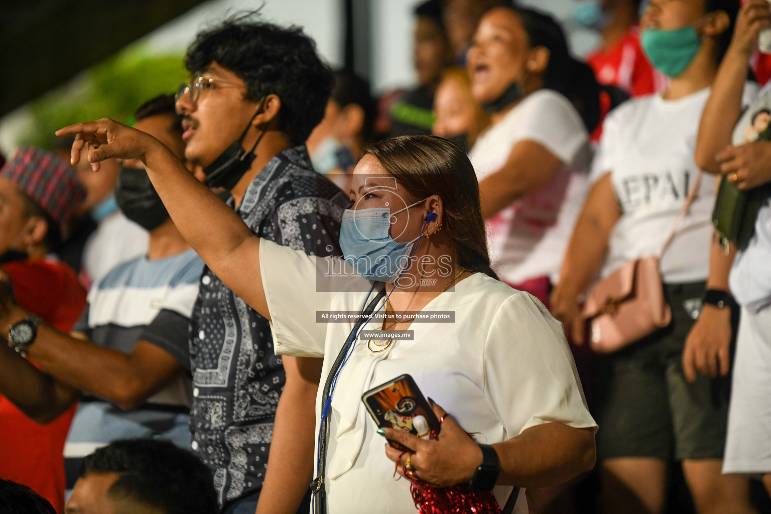 Nepal vs Sri Lanka in SAFF Championship 2021 held on 4th October 2021 in Galolhu National Stadium, Male', Maldives