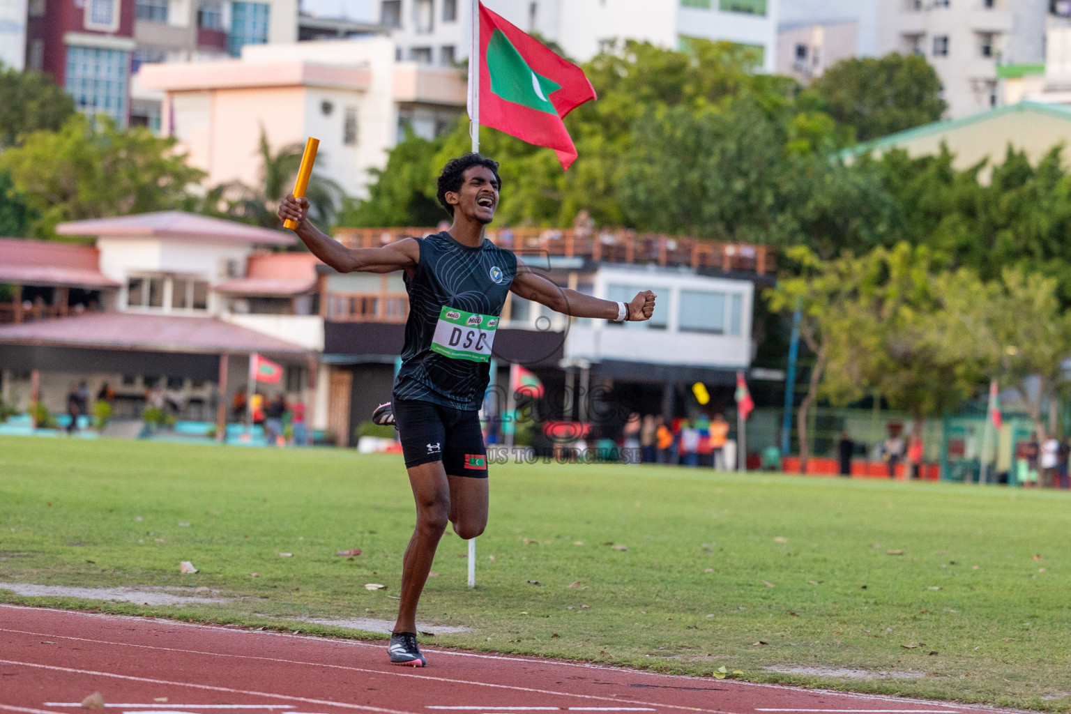 Day 2 of 33rd National Athletics Championship was held in Ekuveni Track at Male', Maldives on Friday, 6th September 2024.
Photos: Ismail Thoriq  / images.mv