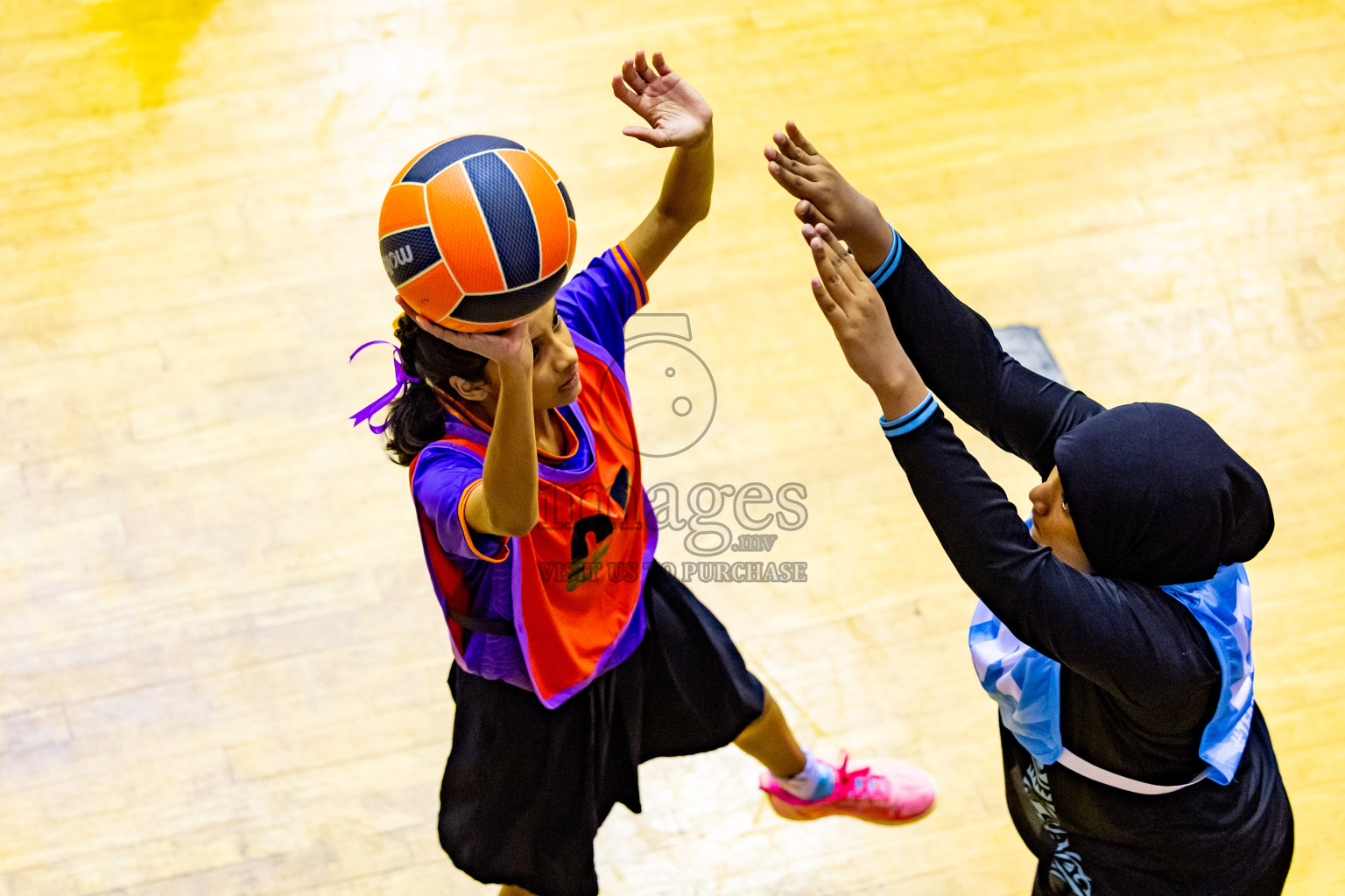 Day 14 of 25th Inter-School Netball Tournament was held in Social Center at Male', Maldives on Sunday, 25th August 2024. Photos: Nausham Waheed / images.mv