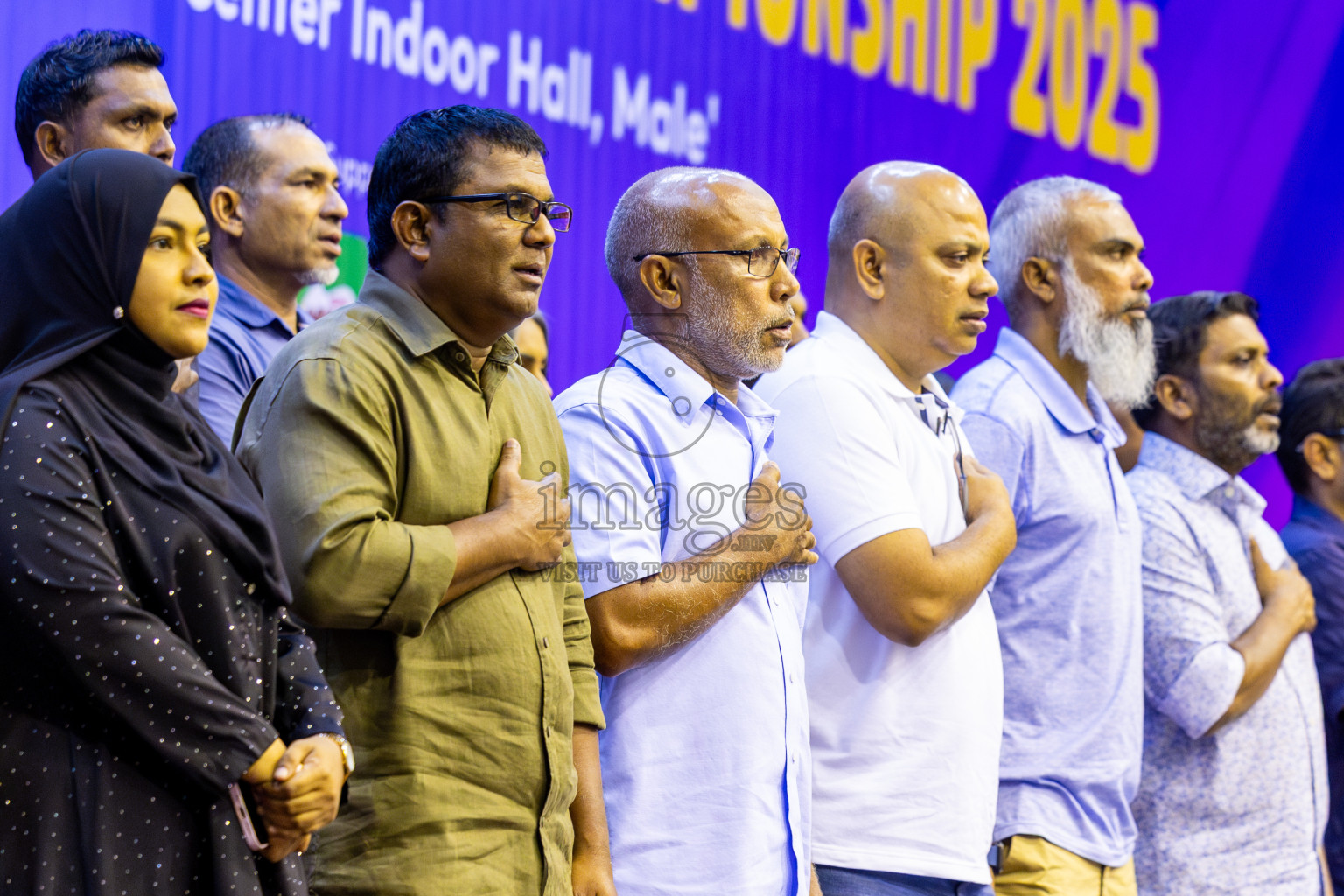 Police Club vs Club Wamco in the Final of Women's Division of National Volleyball League 2025 held in Male', Maldives on Sunday, 27th April 2025 at Social Center Indoor Hall Photos By: Nausham Waheed / images.mv