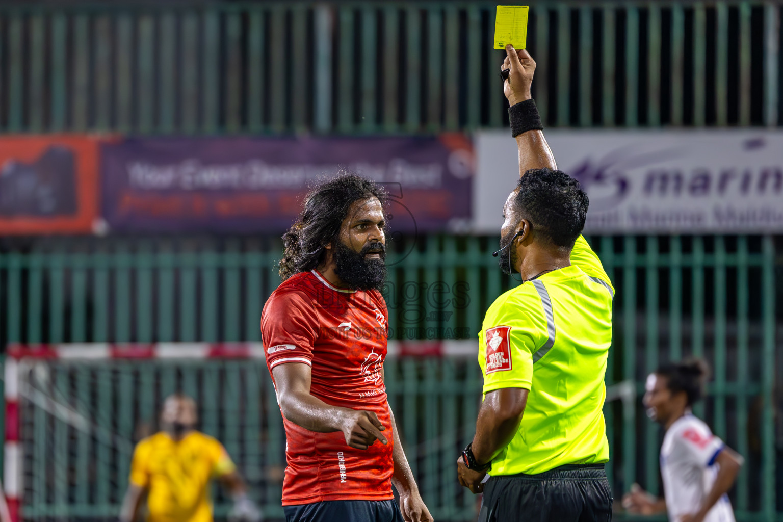 V Keyodhoo vs ADh Mahibadhoo in Zone Round on Day 30 of Golden Futsal Challenge 2025 was held on Monday , 3rd February 2025, in Hulhumale', Maldives.
Photos: Ismail Thoriq / images.mv