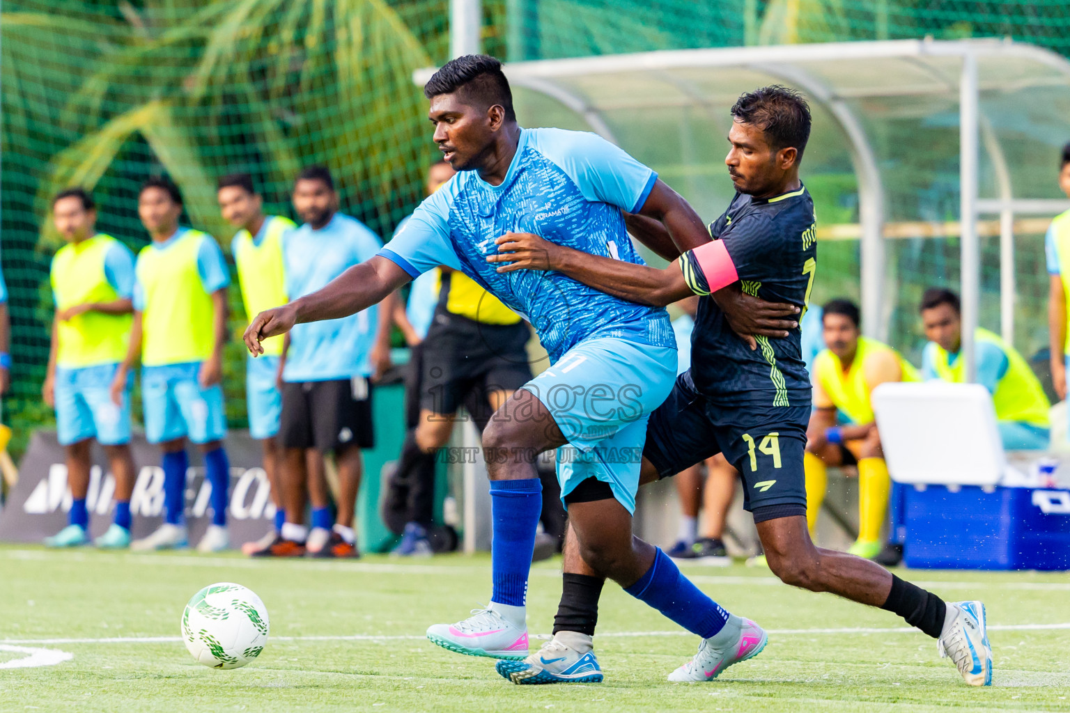 Kuramathi vs Lily Beach in Day 3 of Resort League 2025 (Ari Zone) was held on Sunday, 22nd June 2025 in Conrad Maldives Rangali Island, Alif Dhaalu Atoll, Maldives. Photos: Nausham Waheed / images.mv