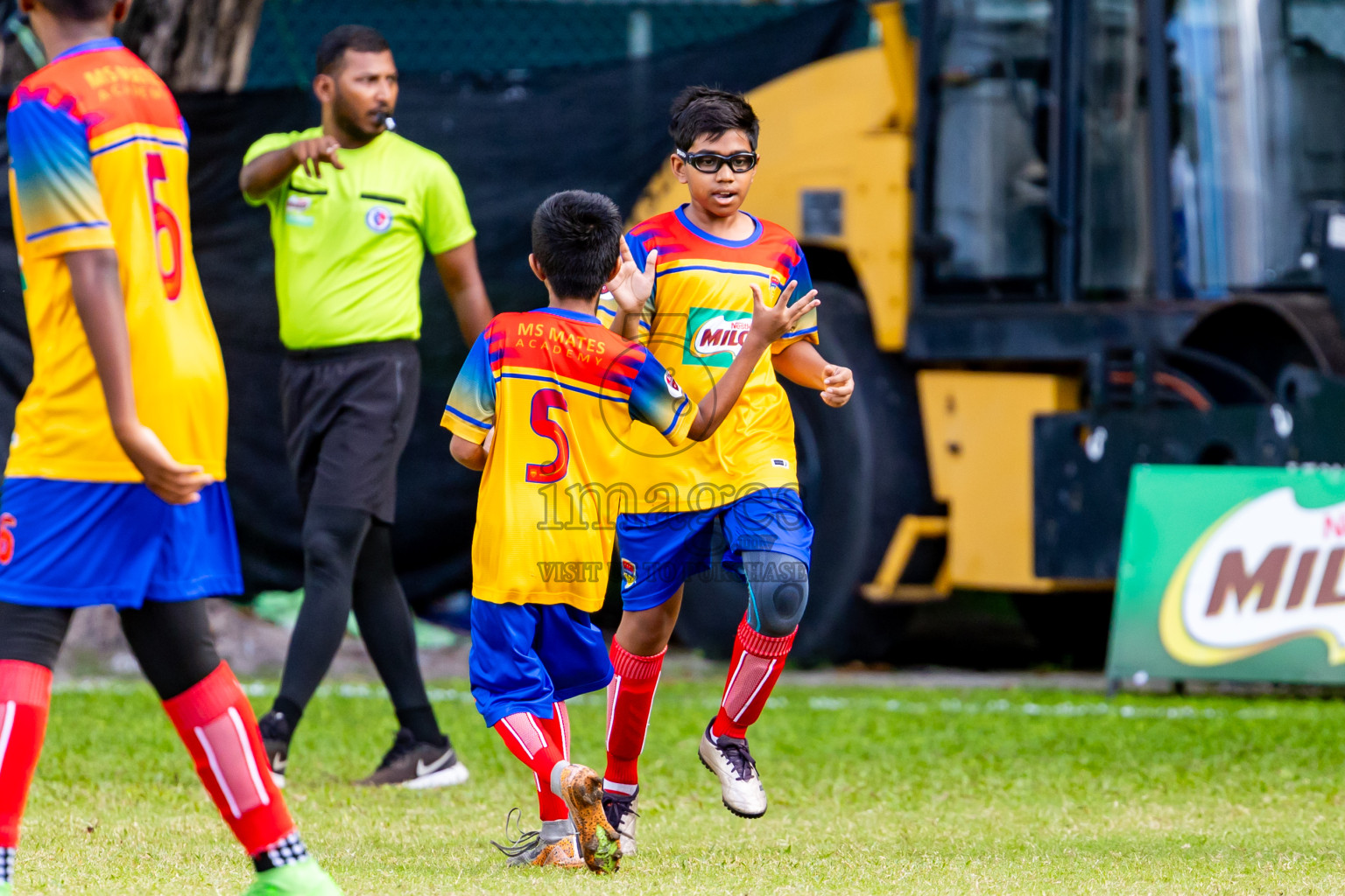 Day 2 of MILO Academy Championship 2025 (U-12) was held at Henveiru Stadium in Male', Maldives on Friday, 2nd May 2025. Photos: Nausham Waheed  / images.mv