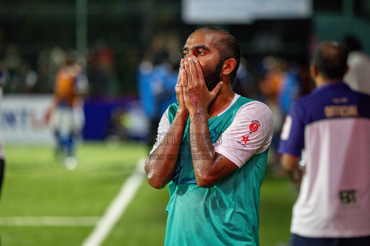 MACL vs Club Immigration in Day 7 of Club Maldives Cup 2025 was held in Rehendhi Futsal Ground, Hulhumale', Maldives on Tuesday, 7 October 2025. 
Photos: Hassan Simah / images.mv
