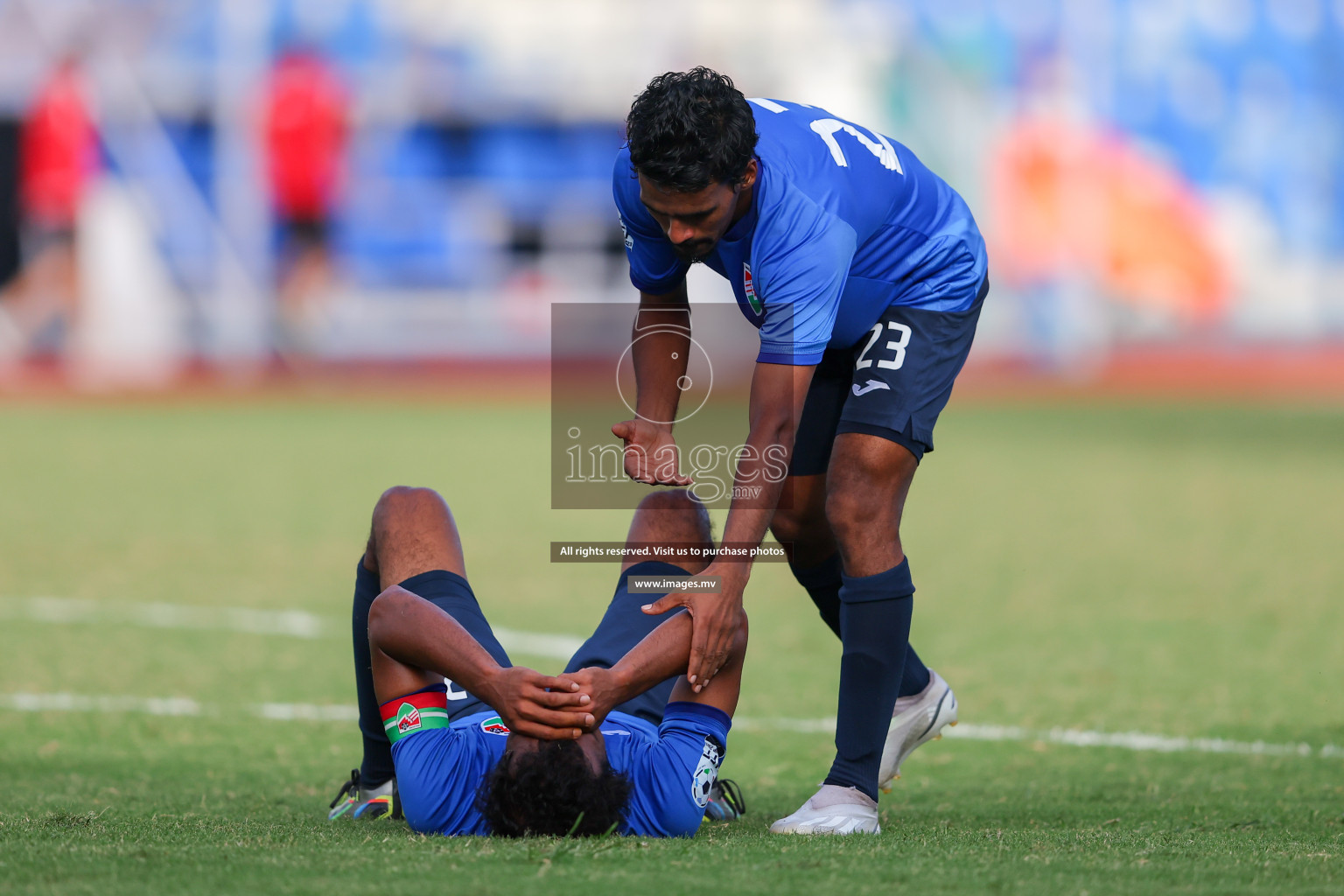 Lebanon vs Maldives in SAFF Championship 2023 held in Sree Kanteerava Stadium, Bengaluru, India, on Tuesday, 28th June 2023. Photos: Nausham Waheed, Hassan Simah / images.mv