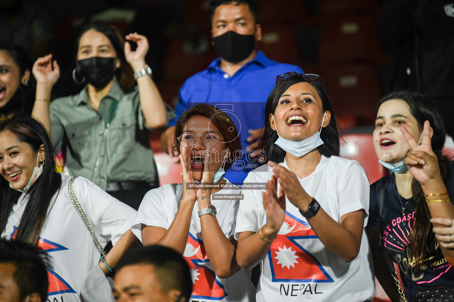 Nepal vs Sri Lanka in SAFF Championship 2021 held on 4th October 2021 in Galolhu National Stadium, Male', Maldives