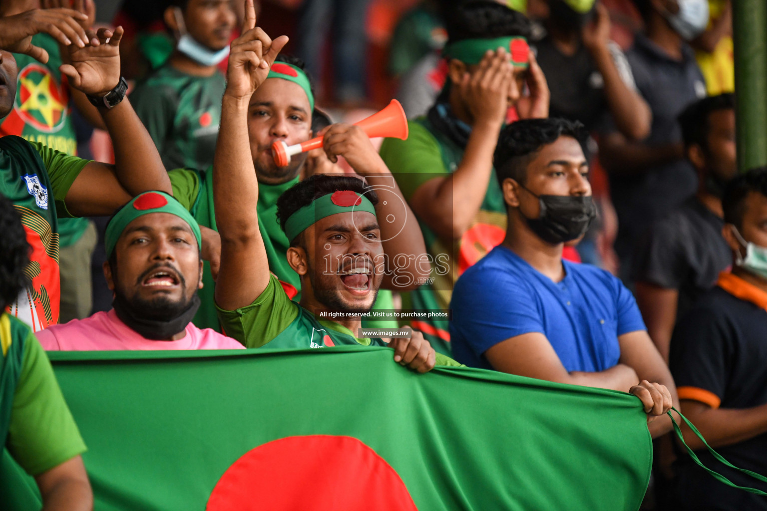 Bangladesh vs India in SAFF Championship 2021 held on 1st October 2021 in Galolhu National Stadium, Male', Maldives