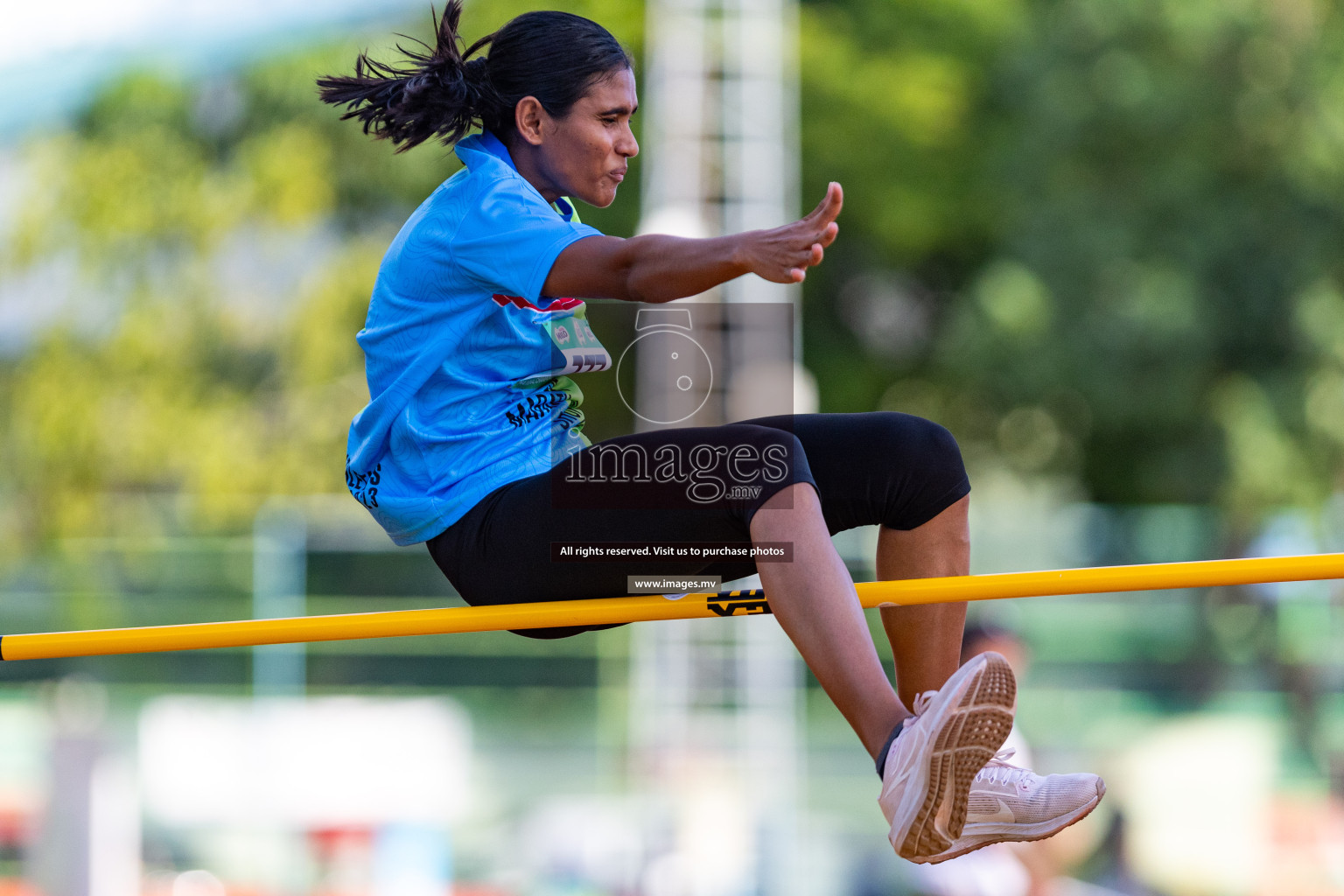 Day 1 of National Athletics Championship 2023 was held in Ekuveni Track at Male', Maldives on Thursday 23rd November 2023. Photos: Nausham Waheed / images.mv