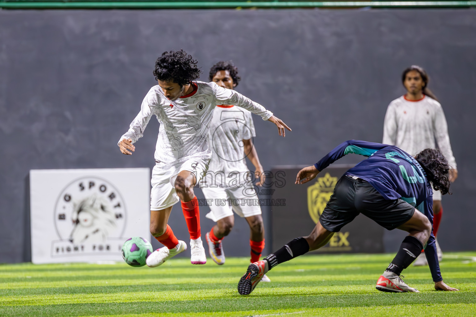 Nova SC vs Anakee SC in Day 9 of BG Futsal Challenge 2024 was held on Wednesday, 20th March 2024, in Male', Maldives
Photos: Ismail Thoriq / images.mv