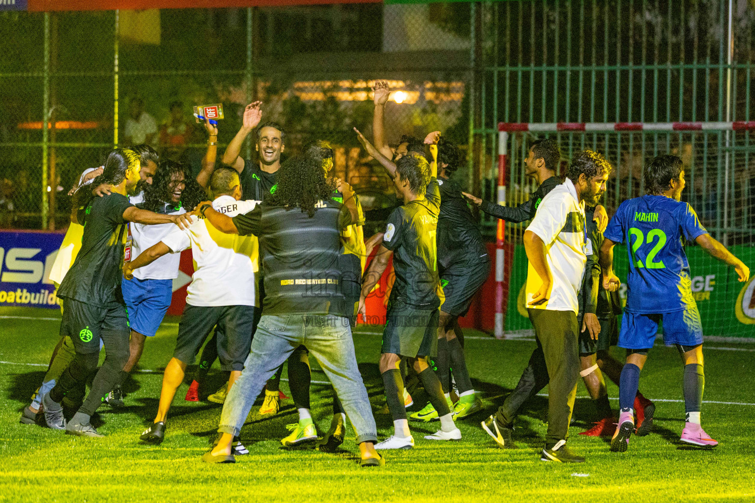 Road Recreation Club vs Club Combination SC Eydhafushi in Kings Cup Final of Club Maldives 2025 was held in Rehendhi Futsal Ground, Hulhumale', Maldives on Tuesday, 9th September 2025. Photos: Areef Adam / images.mv