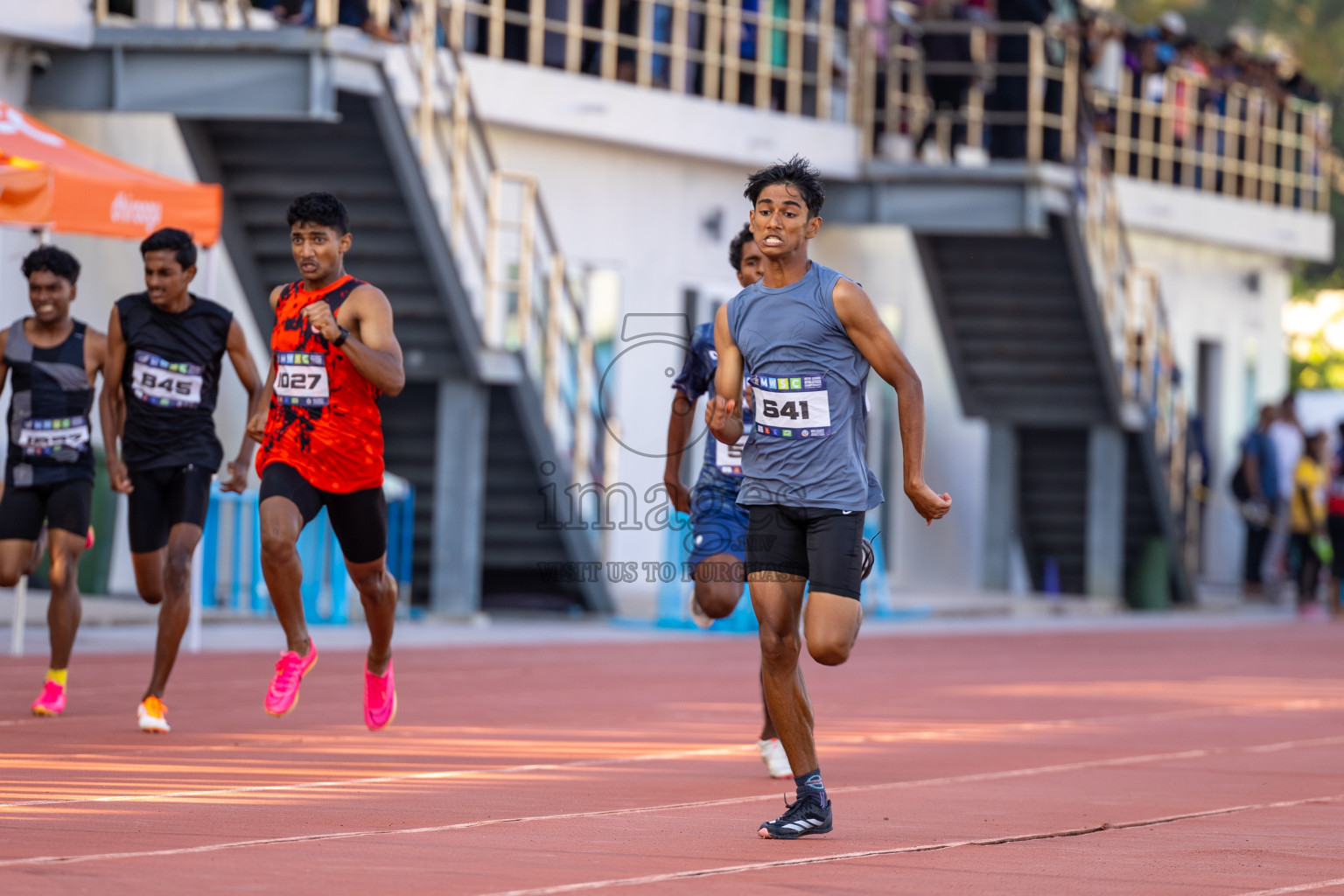 Day 4 of MWSC Interschool Athletics Championships 2024 held in Hulhumale Running Track, Hulhumale, Maldives on Tuesday, 12th November 2024. Photos by: Ismail Thoriq / Images.mv