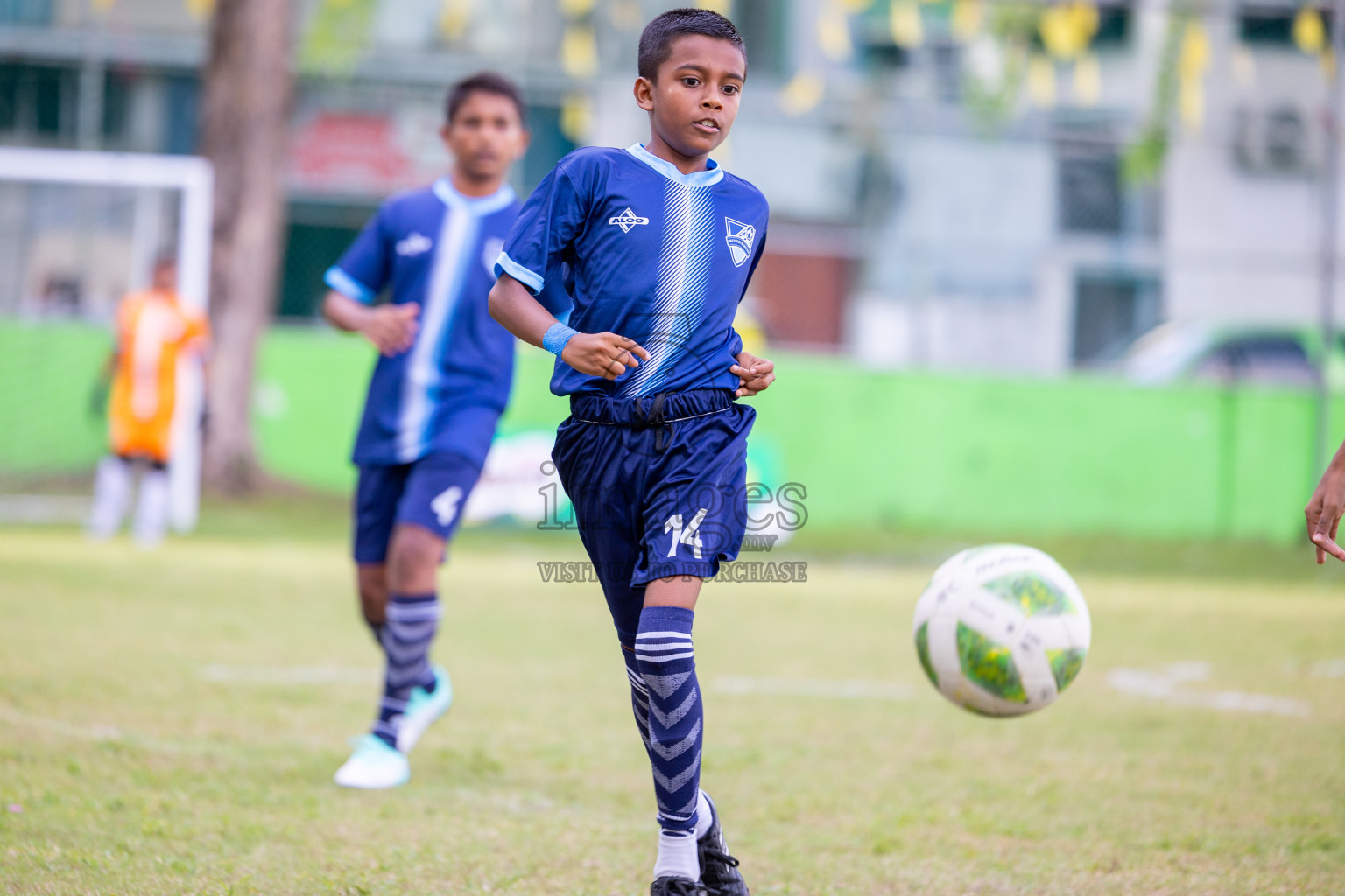 Day 1 of MILO Academy Championship 2024 - U12 was held at Henveiru Grounds in Male', Maldives on Thursday, 4th July 2024. 
Photos: Ismail Thoriq / images.mv