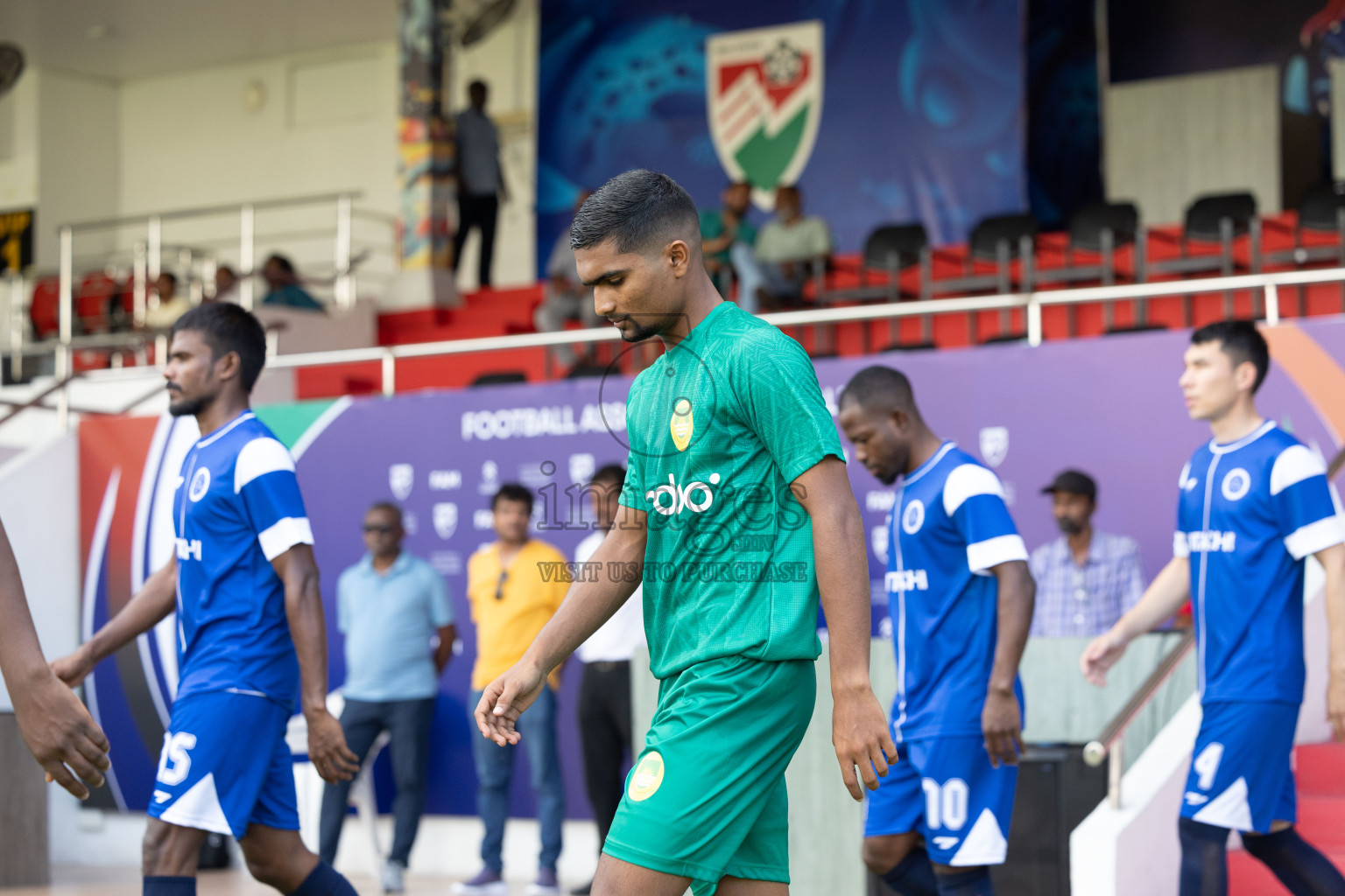 Maziya SRC vs Newradiant Sports Club in the FAM League Cup 2025 held at National Football Stadium, Male', Maldives on Monday, 5th May 2025. Photos By: Nausham Waheed / images.mv
