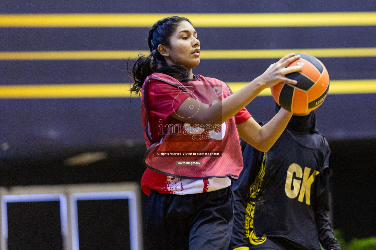 Day6 of 24th Interschool Netball Tournament 2023 was held in Social Center, Male', Maldives on 1st November 2023. Photos: Nausham Waheed / images.mv