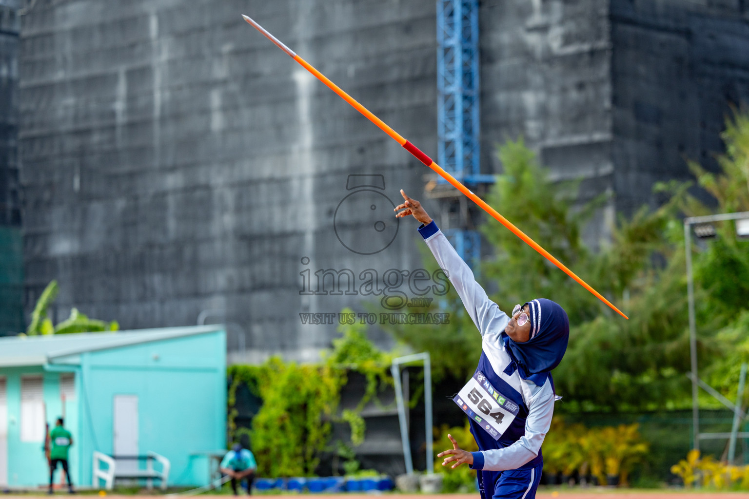 Day 2 of MWSC Interschool Athletics Championships 2024 held in Hulhumale Running Track, Hulhumale, Maldives on Sunday, 10th November 2024. 
Photos by: Hassan Simah / Images.mv