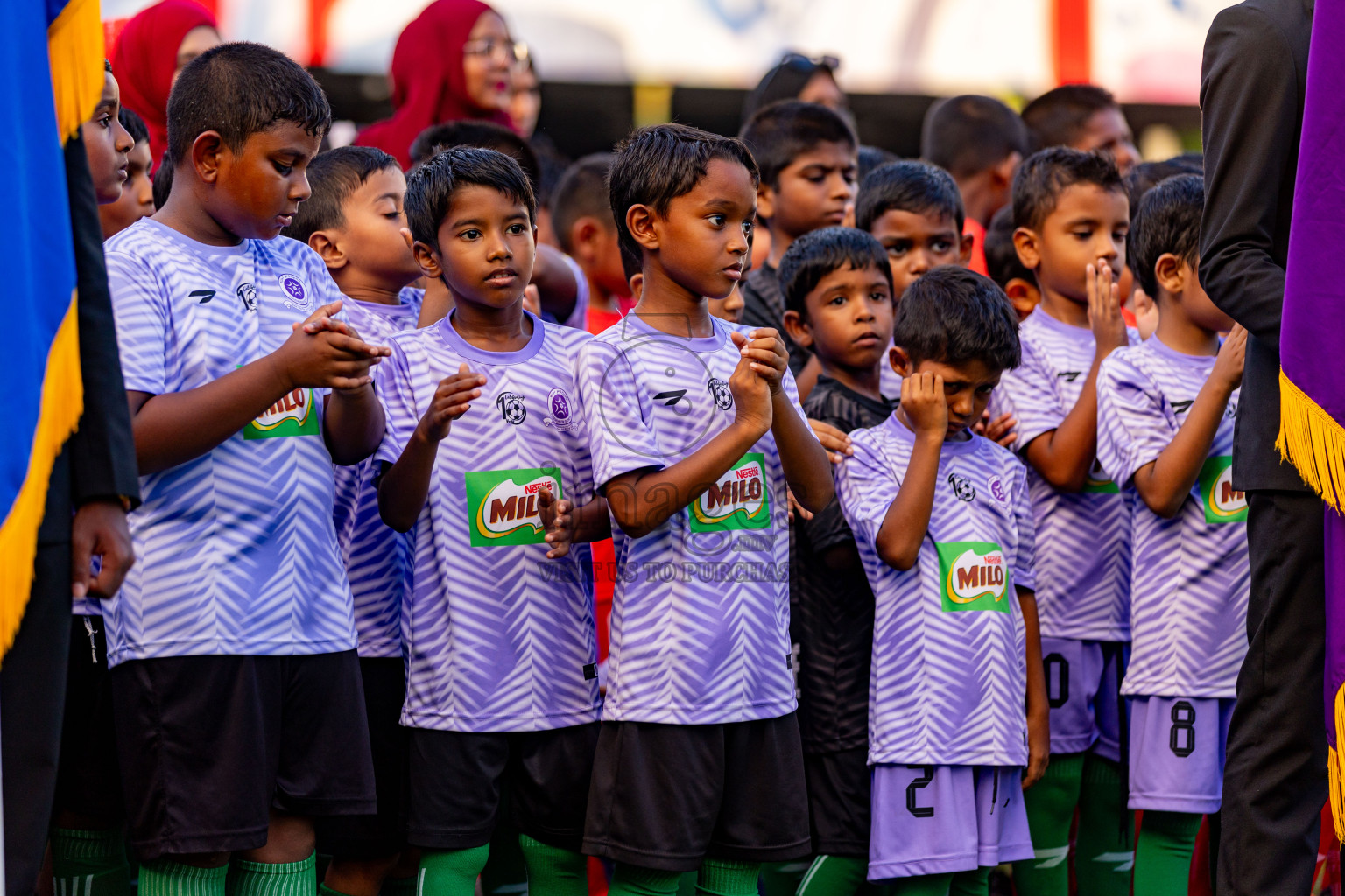 Day 2 of MILO Kids Football Fiesta was held at National Stadium in Male', Maldives on Saturday, 24th February 2024.