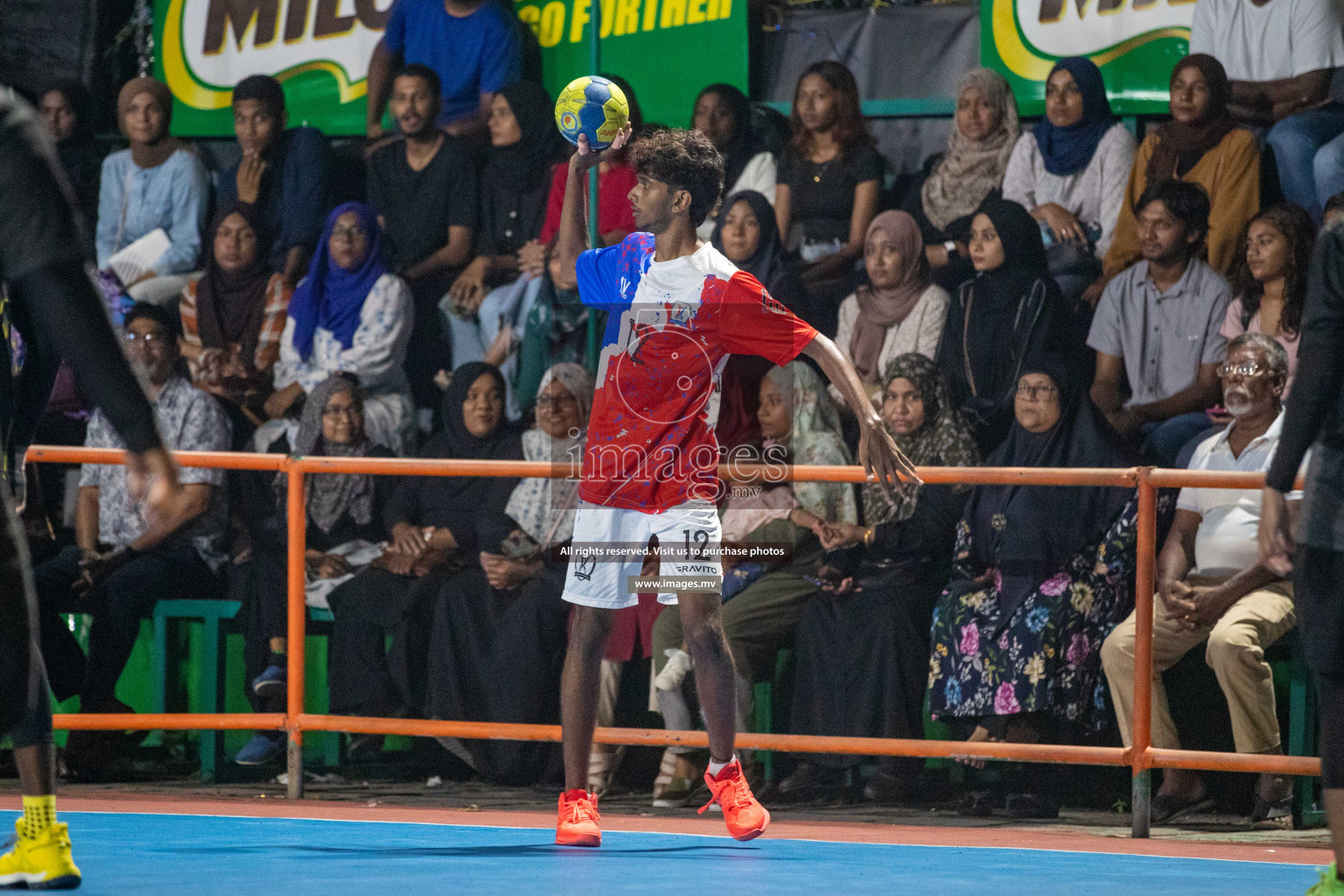 Day 8 of 6th MILO Handball Maldives Championship 2023, held in Handball ground, Male', Maldives on 27th May 2023 Photos: Nausham Waheed/ Images.mv