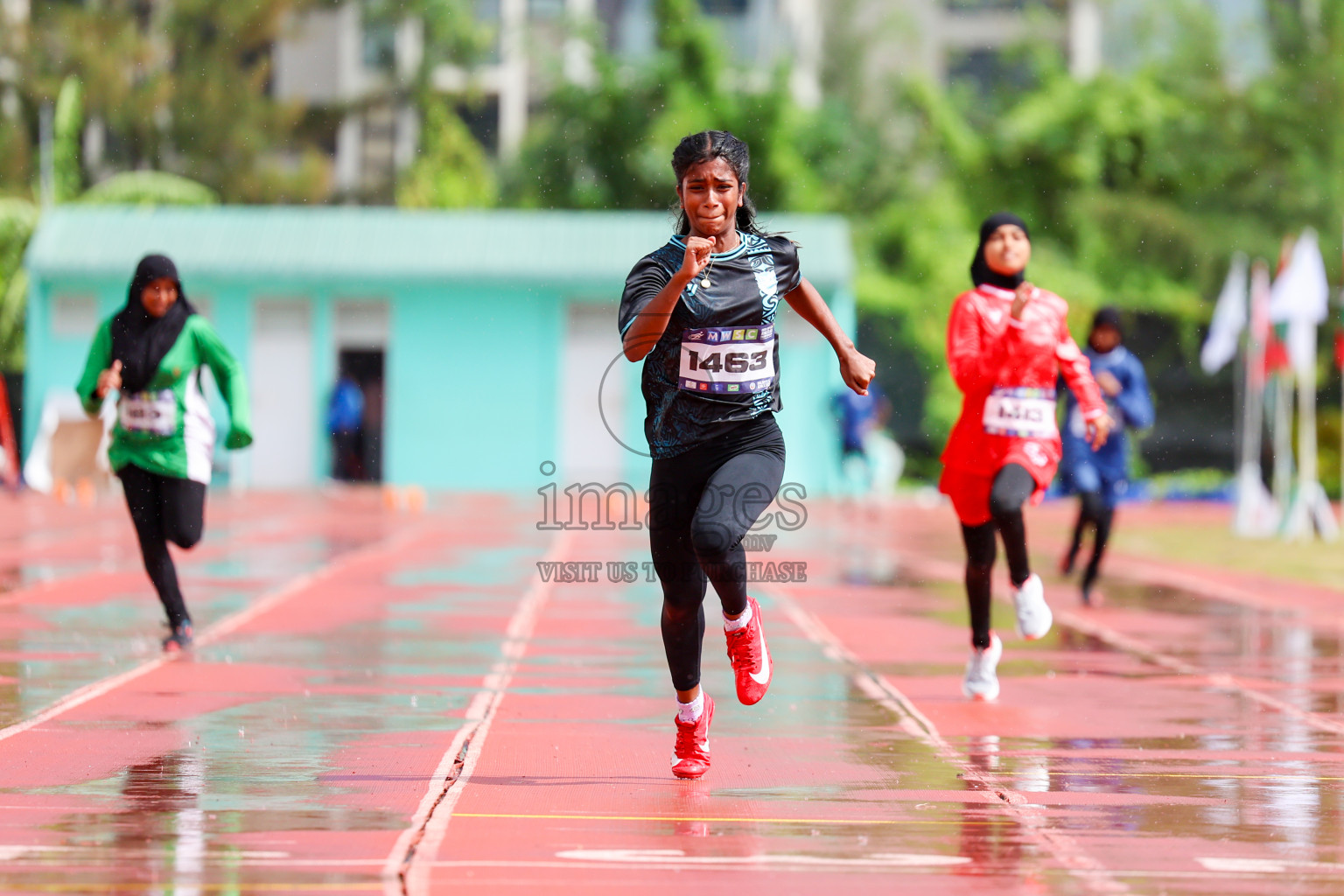 Day 1 of MWSC Interschool Athletics Championships 2024 held in Hulhumale Running Track, Hulhumale, Maldives on Saturday, 9th November 2024. 
Photos by: Ismail Thoriq, Hassan Simah / Images.mv