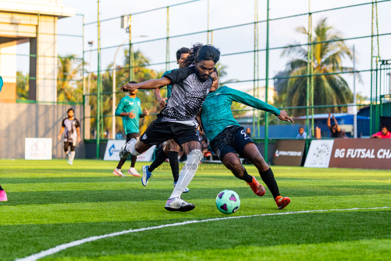 Club PK vs Green Lakers in Day 3 of BG Futsal Challenge 2024 was held on Thursday, 14th March 2024, in Male', Maldives Photos: Nausham Waheed / images.mv