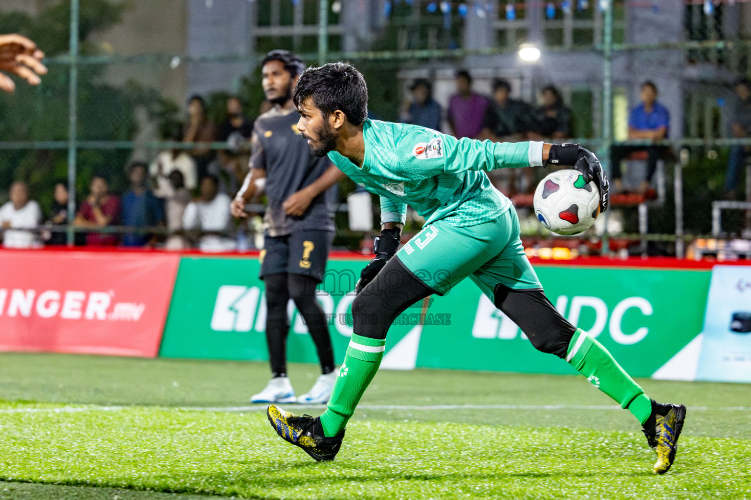 Prison Club vs Club AVSEC in Club Maldives Cup 2024 held in Rehendi Futsal Ground, Hulhumale', Maldives on Wednesday, 2nd October 2024. Photos: Nausham Waheed / images.mv